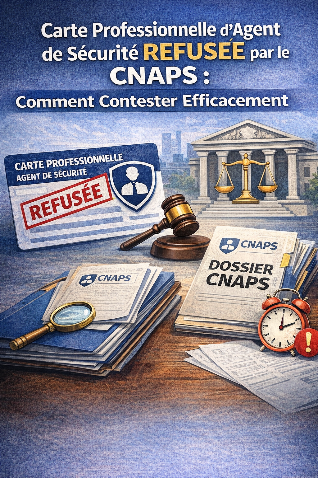 Carte Professionnelle d'Agent de Sécurité Refusée par le CNAPS : Comment Contester Efficacement